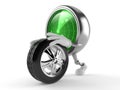 Radar character rolling spare wheel