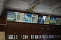 Radar Control Room in Duga Radar Base, Chernobyl Exclusion Zone, Ukraine Royalty Free Stock Photo