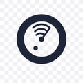 Radar detection transparent icon. Radar detection symbol design