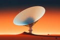 Space astronomy satellite communication telescope observatory dish technology radio science Royalty Free Stock Photo