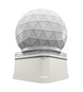 Radar Dome Station Royalty Free Stock Photo