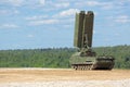 Radar from the family of the air defense S-300 Royalty Free Stock Photo