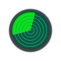 Radar flat icon