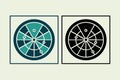 Radar icon. icon related to UI elements. suitable for web site, app, user interfaces,element, printable etc. solid icon style. Royalty Free Stock Photo