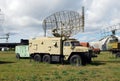 Radar installation on the basis of the car the Urals in the Technical museum of a name of Sakharov under the open sky