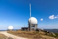 Radar installation on Great Arber mountain, Bavarian Forest Royalty Free Stock Photo