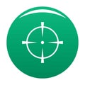 Radar screen icon vector green Royalty Free Stock Photo