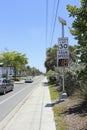 Radar Speed Display Sign Royalty Free Stock Photo