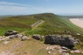 Radar Station Rhossili Down The Gower Wales UK Royalty Free Stock Photo