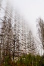 Radar System Duga at the Chernobyl Exclusion Zone, Ukraine. Abandoned soviet antenna complex