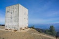 The Radar tower left standing on top of Mount Umunhum Royalty Free Stock Photo