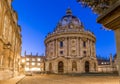 Radcliff camera in Oxford in starry night, United Kingdom Royalty Free Stock Photo