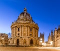 Radcliff camera in Oxford in starry night, United Kingdom Royalty Free Stock Photo