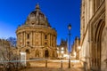 Radcliff camera in Oxford in starry night, United Kingdom Royalty Free Stock Photo