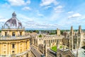 Radcliffe Camera and All Souls College at the university of Oxford. Oxford, UK Royalty Free Stock Photo