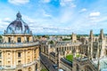 Radcliffe Camera and All Souls College at the university of Oxford. Oxford, UK Royalty Free Stock Photo