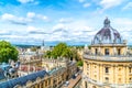 Radcliffe Camera and All Souls College at the university of Oxford. Oxford, UK Royalty Free Stock Photo