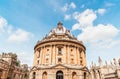 Radcliffe Camera and All Souls College at the university of Oxford. Oxford, UK Royalty Free Stock Photo