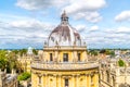 Radcliffe Camera and All Souls College at the university of Oxford. Oxford, UK Royalty Free Stock Photo