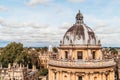 Radcliffe Camera and All Souls College at the university of Oxford. Oxford, UK Royalty Free Stock Photo