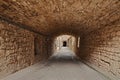 Radda in Chianti, Siena, Tuscny, Italy: ancient alley with underpass in the old town Royalty Free Stock Photo