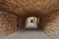 Radda in Chianti, Siena, Tuscny, Italy: ancient alley with underpass in the old town of the village Royalty Free Stock Photo