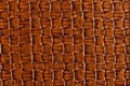 Raddle brown leather texture