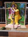 Radha And krishan Stutue with a flute