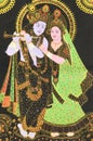 Radha and Krishna.