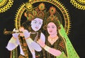 Radha and Krishna.