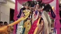 Radha Krishna And Peacock Dance Perform By Artists At Maharaas Leela Festive