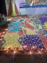 Radhe Krishna rangoli images