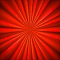 Radial Bright Orange textile pattern