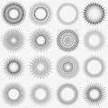 Radial Circle Elements