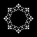 Radial Circular Pattern for Decorative Circle Frame