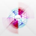 Radial colorful futuristic background