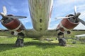 The radial engines of the DC-3 aircraft Royalty Free Stock Photo