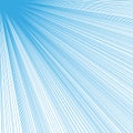 Radial light rays. Abstract sunburst effect. Blue lines Vector. Dark background element. Royalty Free Stock Photo