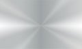 Radial metal background or realistic texture of brushed chrome surface