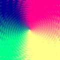 Radial rainbow vector abstract background