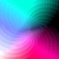 Radial rainbow vector abstract background