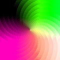 Radial rainbow vector abstract background