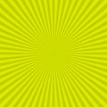 Radial yellow sun rays, bright web template texture background - Vector