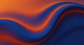 Radiant Blue and Orange Wave Pattern Abstract Dynamic Motion Background Royalty Free Stock Photo