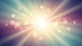 Radiant burst of light Royalty Free Stock Photo