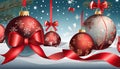 Radiant Christmas balls: a celebration of colors and joy Royalty Free Stock Photo