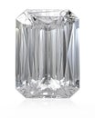 Radiant cut diamond Royalty Free Stock Photo