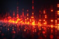 A radiant digital lock enveloped in streams of binary code representing cybersecurity protection Royalty Free Stock Photo