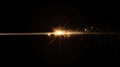 Radiant Energy Burst with Glowing Particles on Black Background