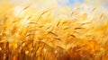 Radiant Glory of a Warm Wheat Field